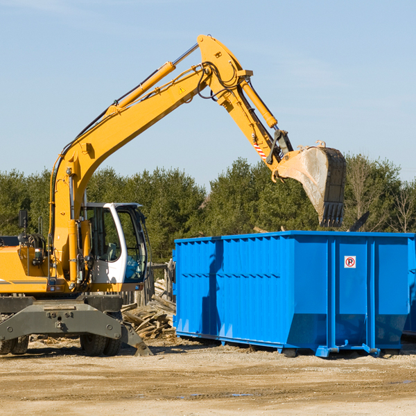 what happens if the residential dumpster is damaged or stolen during rental in Fairlee